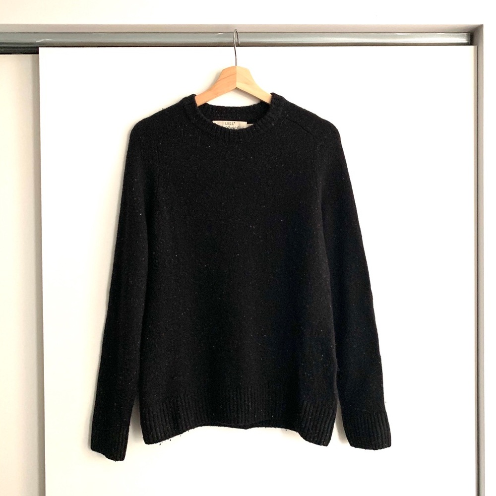 Thick wool marled sweater speckled H&M